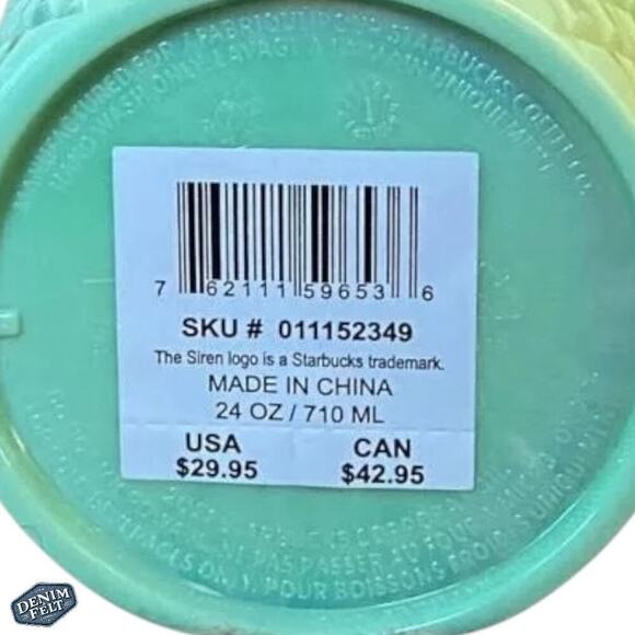 Starbucks Light Green Bling Jeweled Cold Venti Cup (24 oz) | NEW!! - Picture 10 of 10